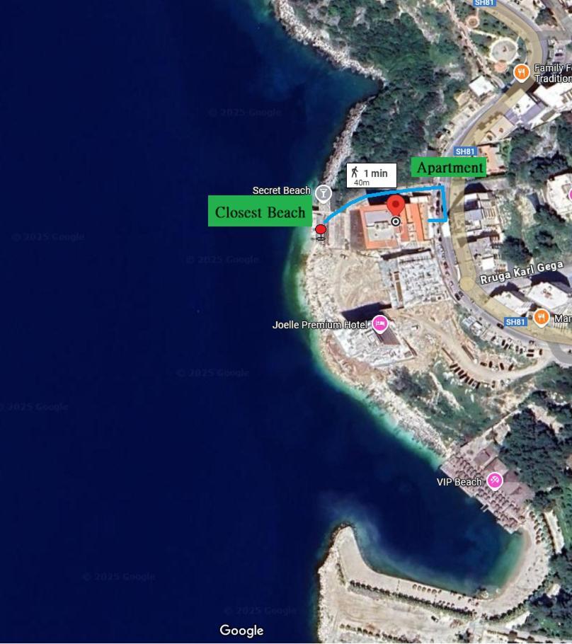 Saranda Miracle Sky Apartment Eksteriør bilde